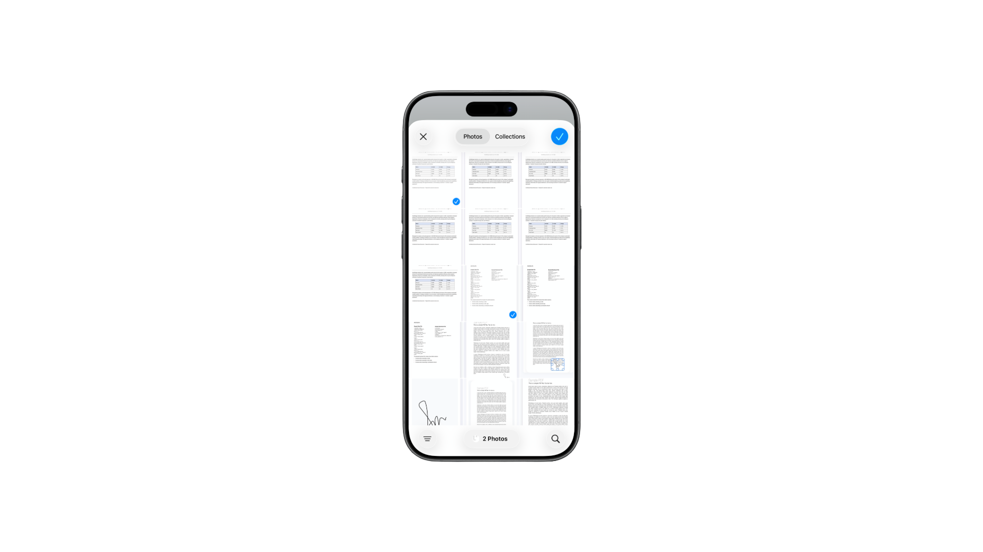Multi-image import interface